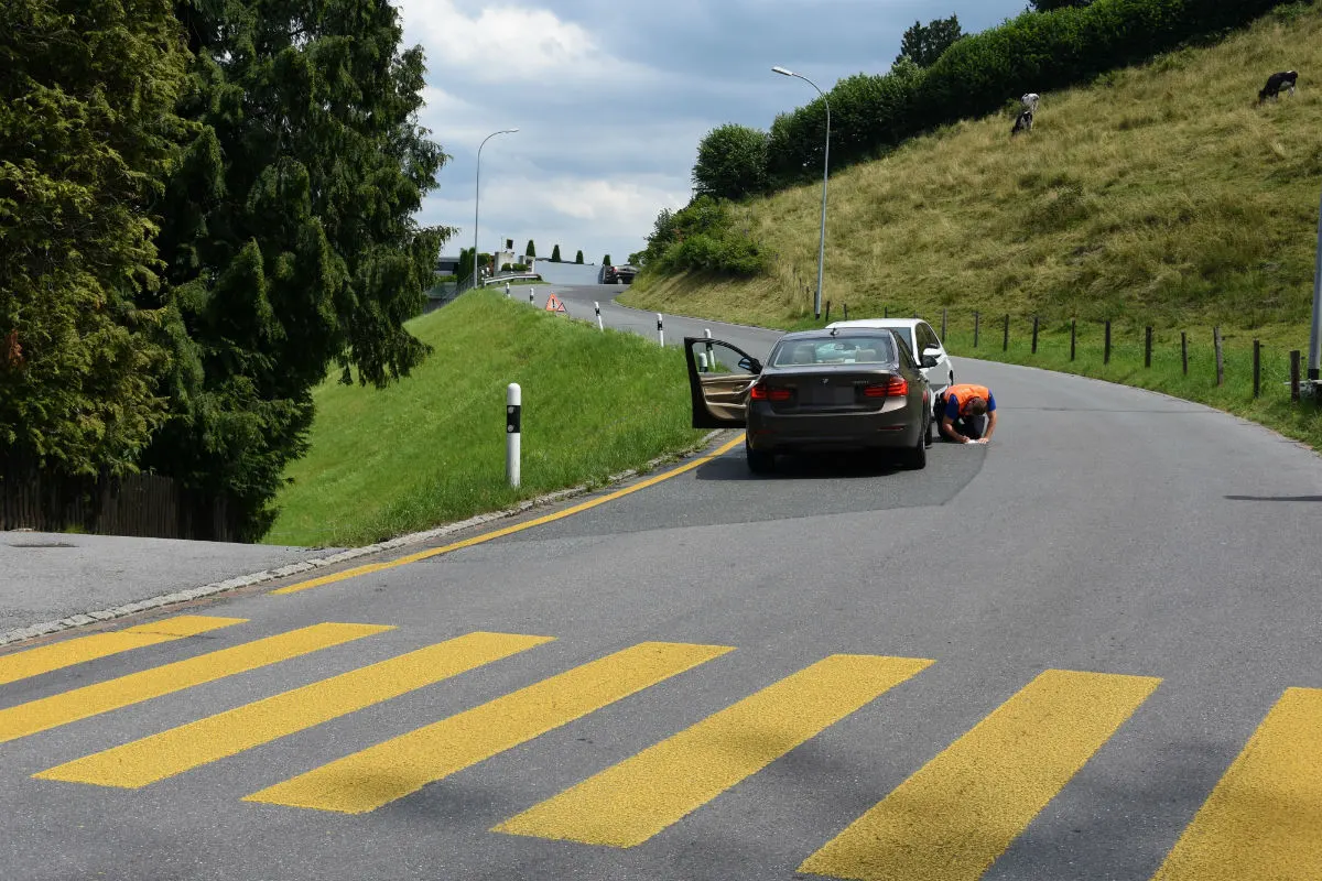 St. Margrethen SG - Drei Verletzte nach Frontalcrash