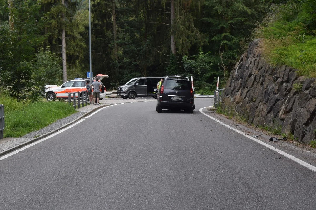 Selbstunfall in Trogen AR - Alle Insassen im Fahrzeug blieben unverletzt