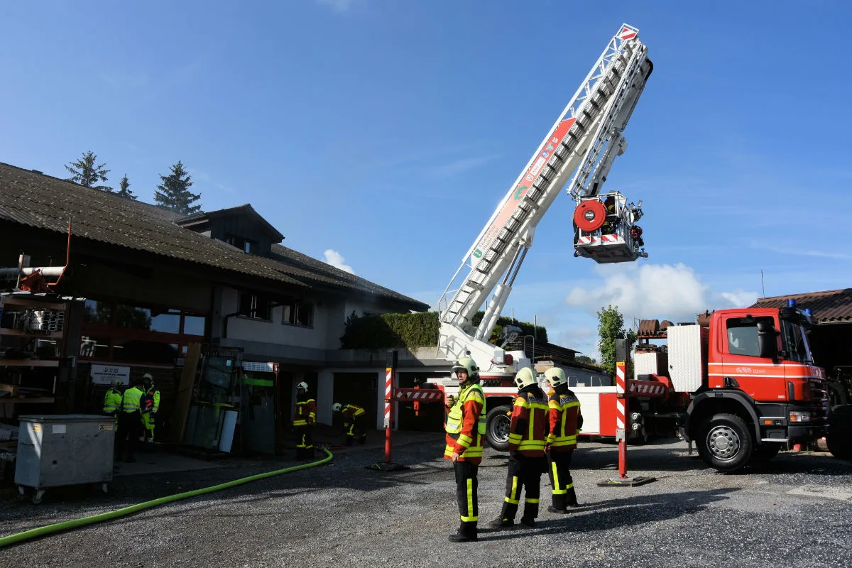 Niederwil SG - Eine Person bei Küchenbrand verletzt