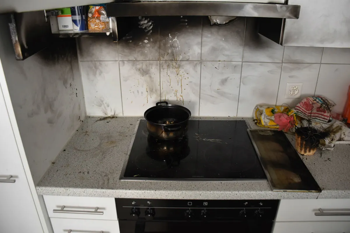 Thusis GR - Küchenbrand in Mehrfamilienhaus