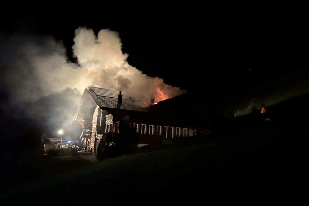 Matten BE – Ferienhaus bei Brand stark beschädigt