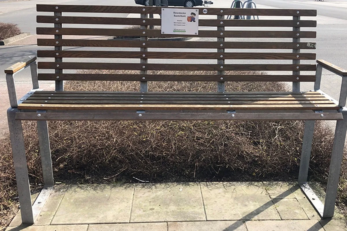 Hörstel - Parkbank entwendet