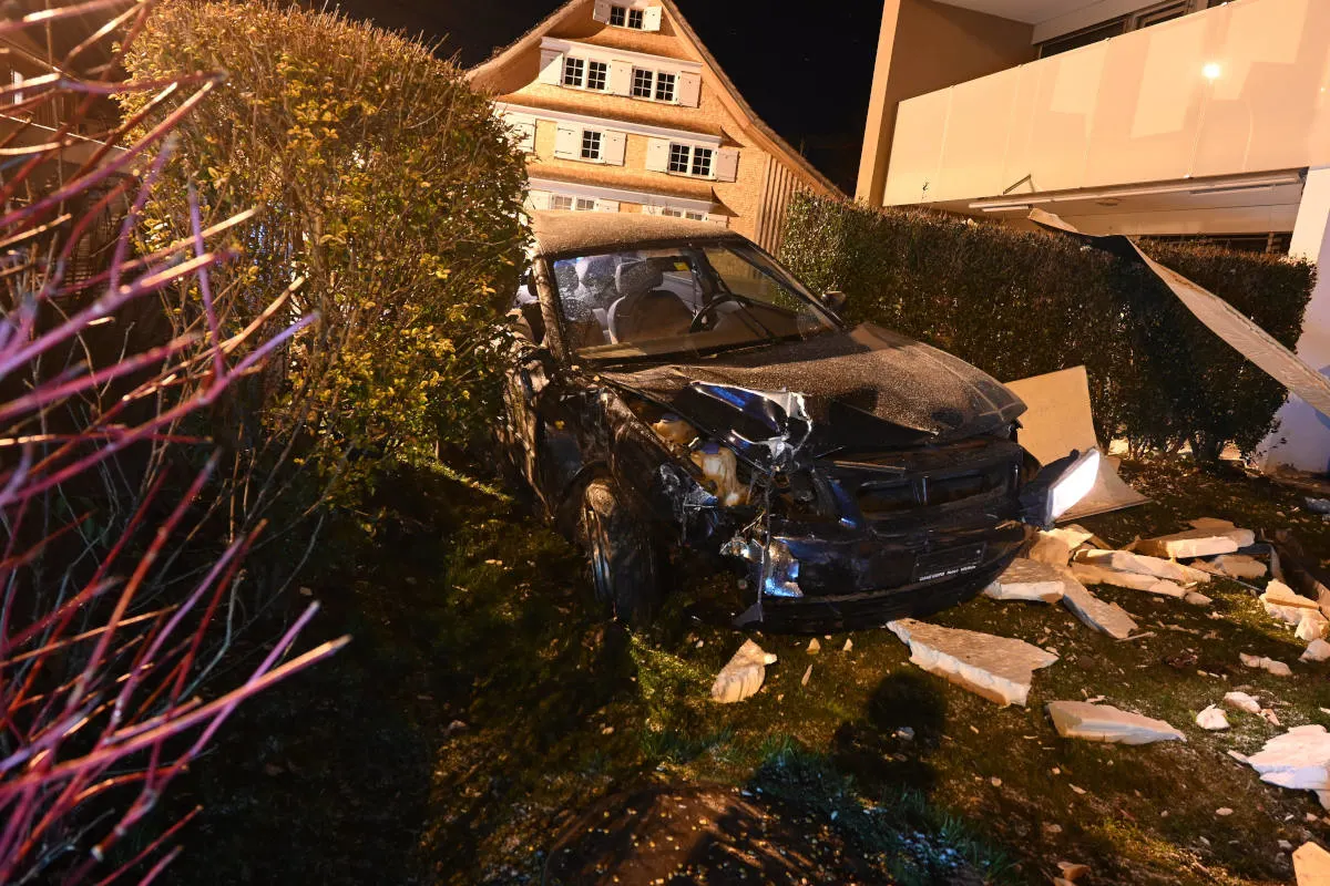 Buchs SG – Selbstunfall verursacht und geflüchtet