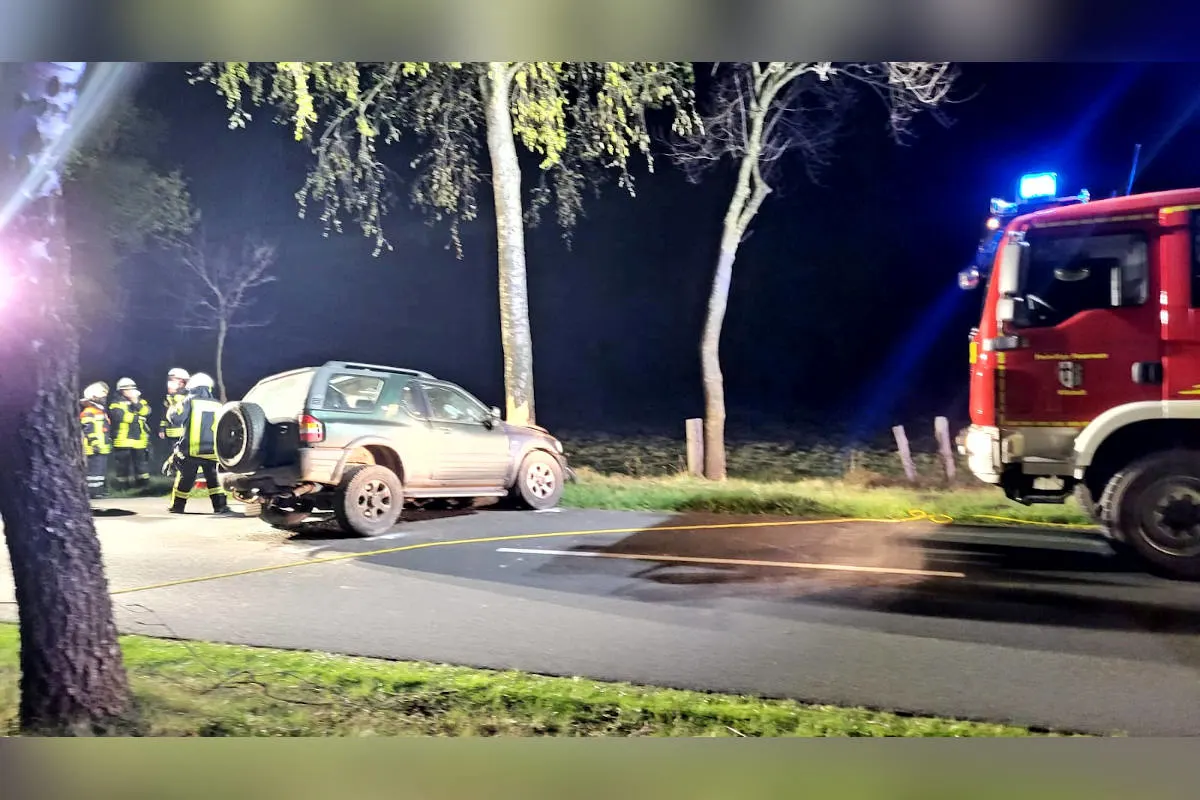 Wilstedt – Verkehrsunfall mit eingeklemmter Person
