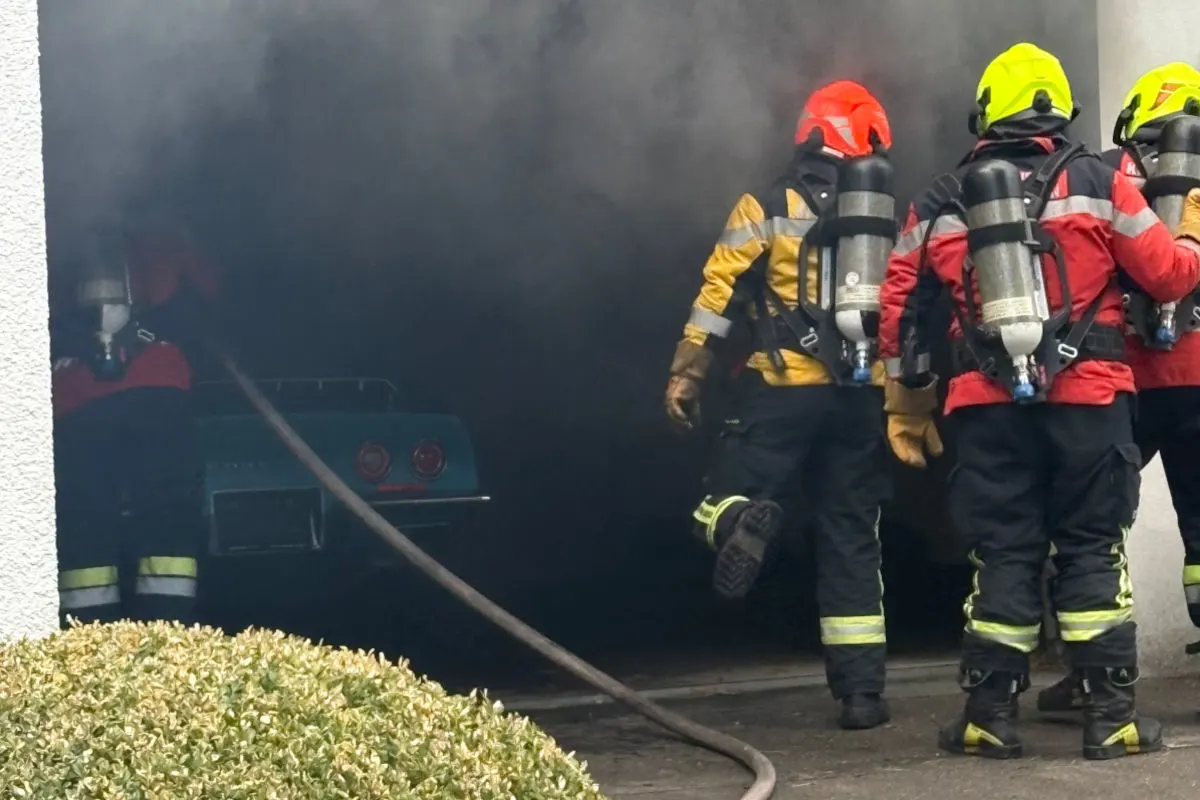 Kreuzlingen TG – Auto brennt in Garage eines Einfamilienhauses