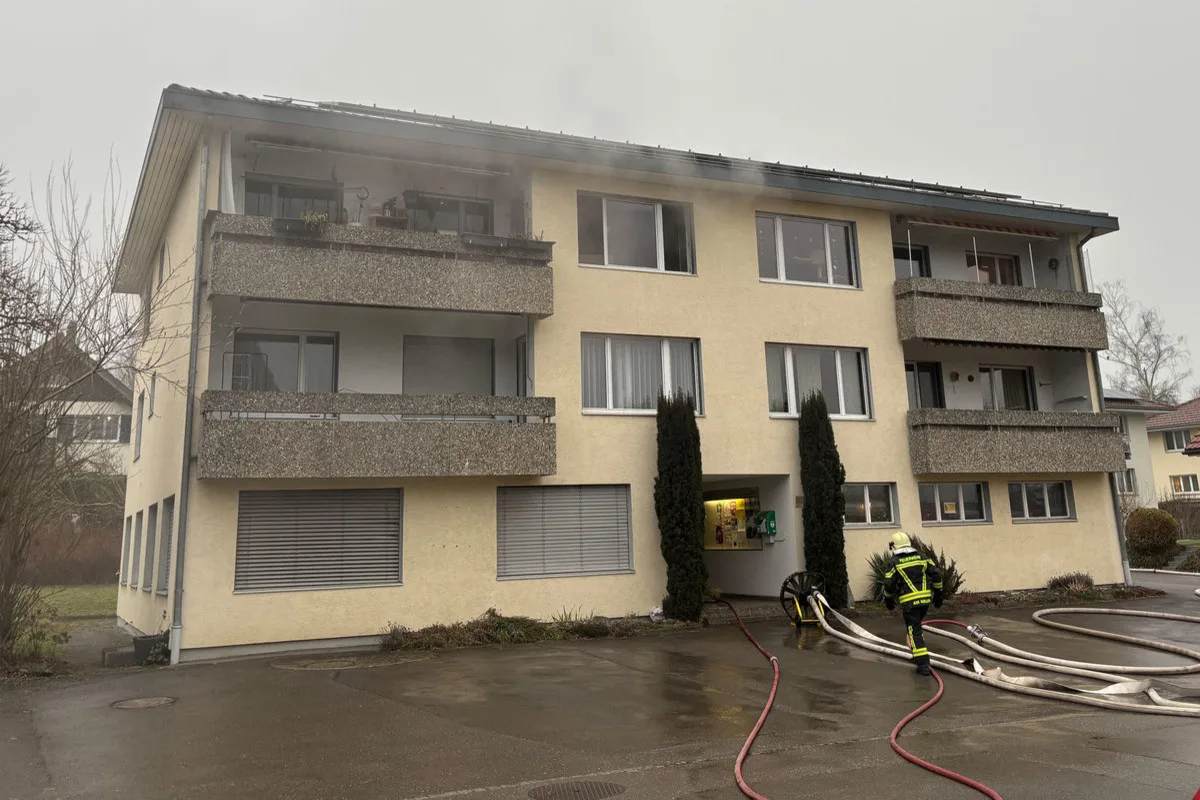Hosenruck TG – Hoher Sachschaden nach Brand in einer Wohnung 