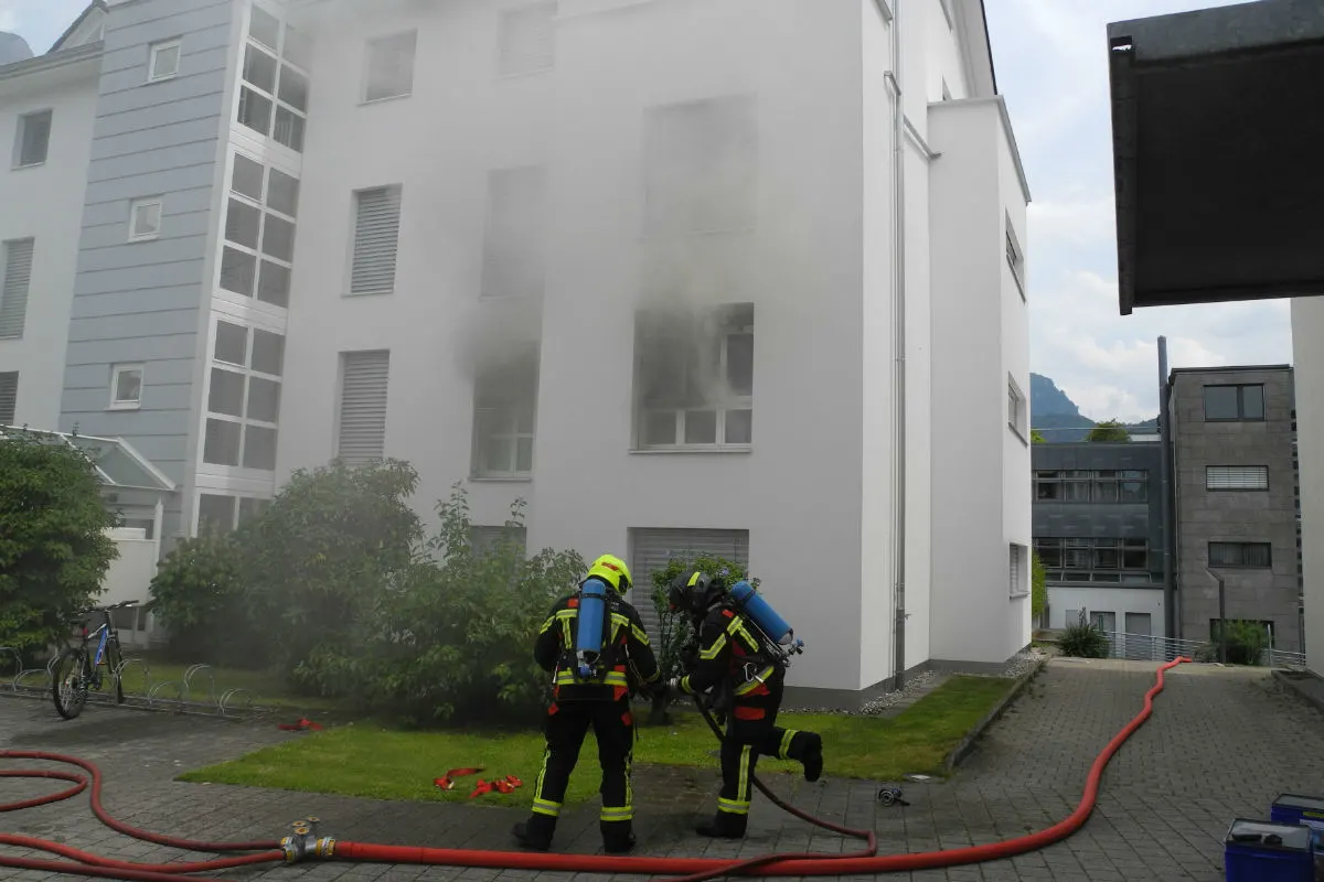 Ibach SZ - Wohnungsbrand verursacht Sachschaden