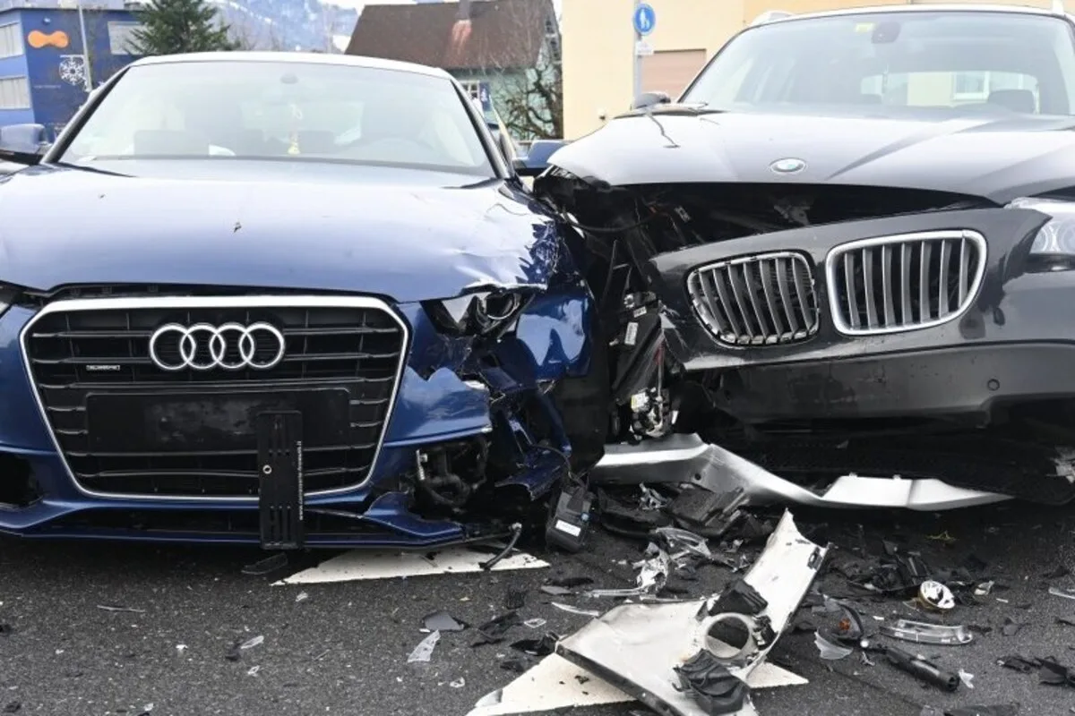 Schaan FL - Totalschaden nach Unfall 