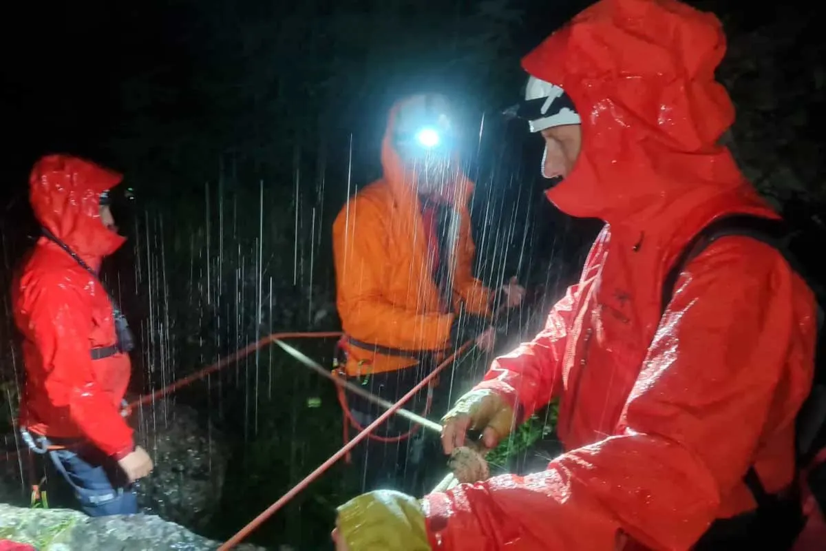 Obertraun - Schwierige Rettungsaktion aus Klettersteig