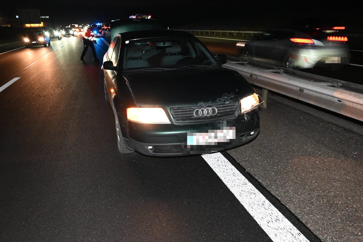 A1 Gossau SG – Unfall auf der Autobahn im Pendlerverkehr 