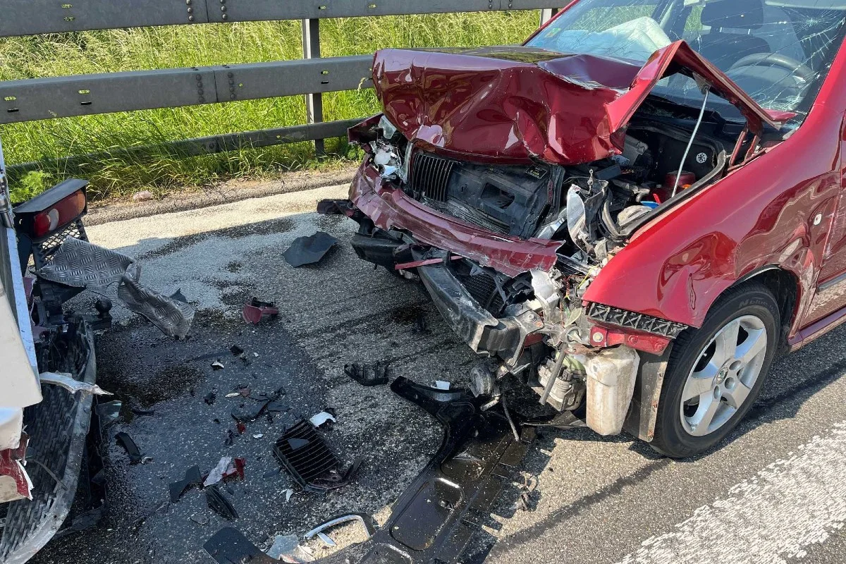 Unfall gestern auf der A1 bei Härkingen SO