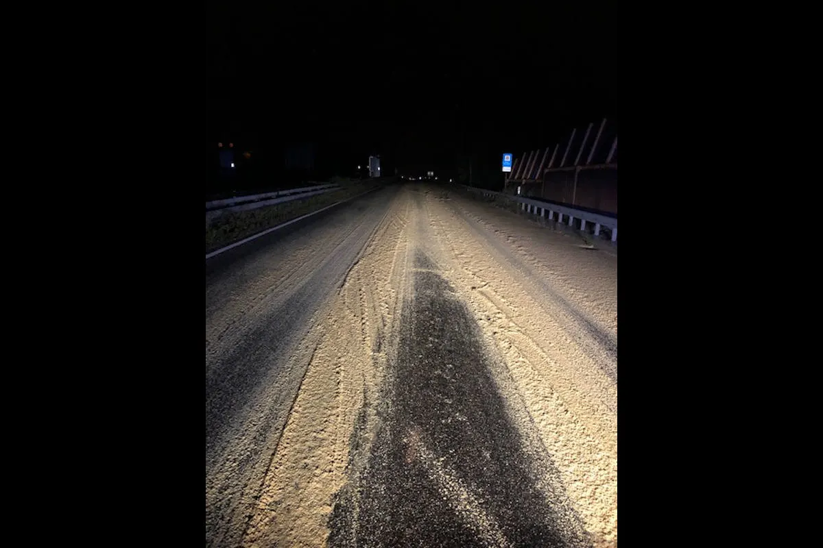 A65 Landau - Autobahn wegen Tierfutter gesperrt