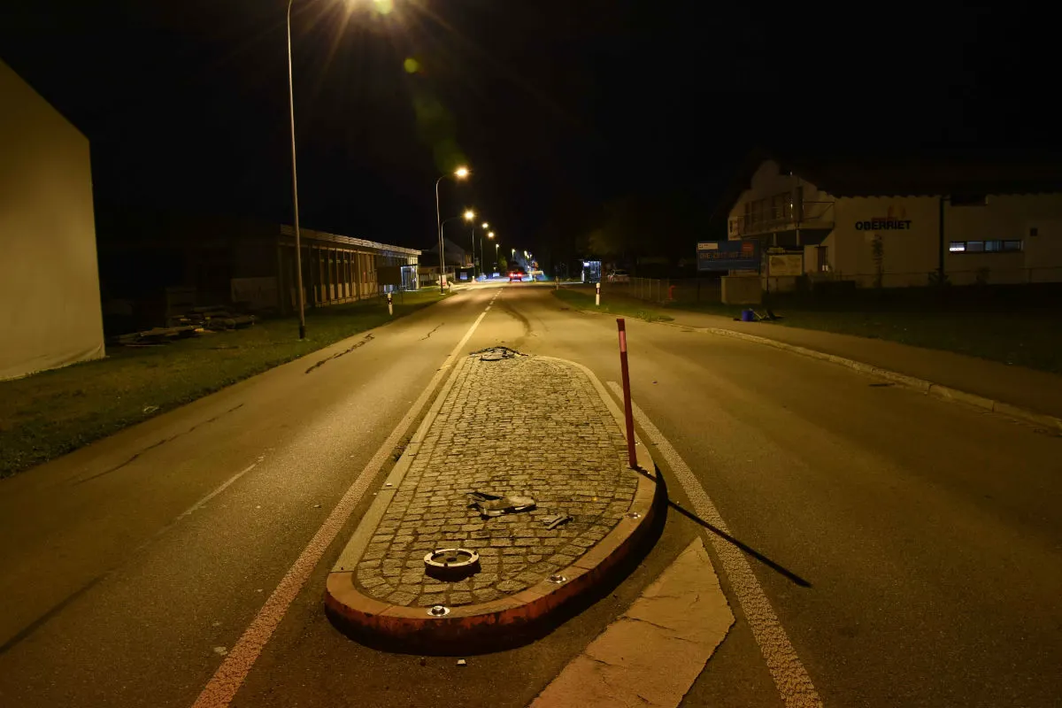 Oberriet SG - Fahrunfähig verunfallt und geflüchtet