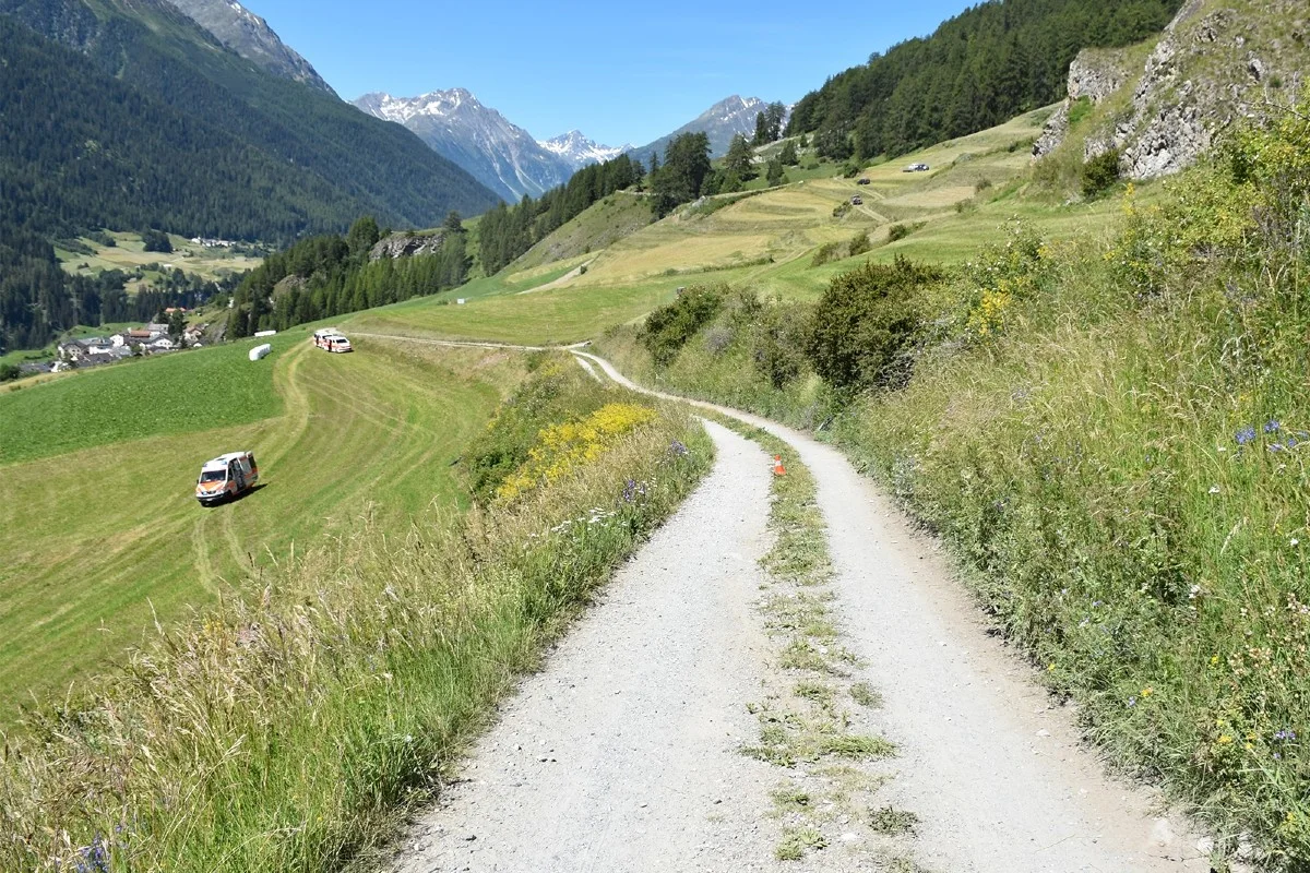 Ardez GR  - Heftige Frontalkollision zwischen zwei Bikefahrer!