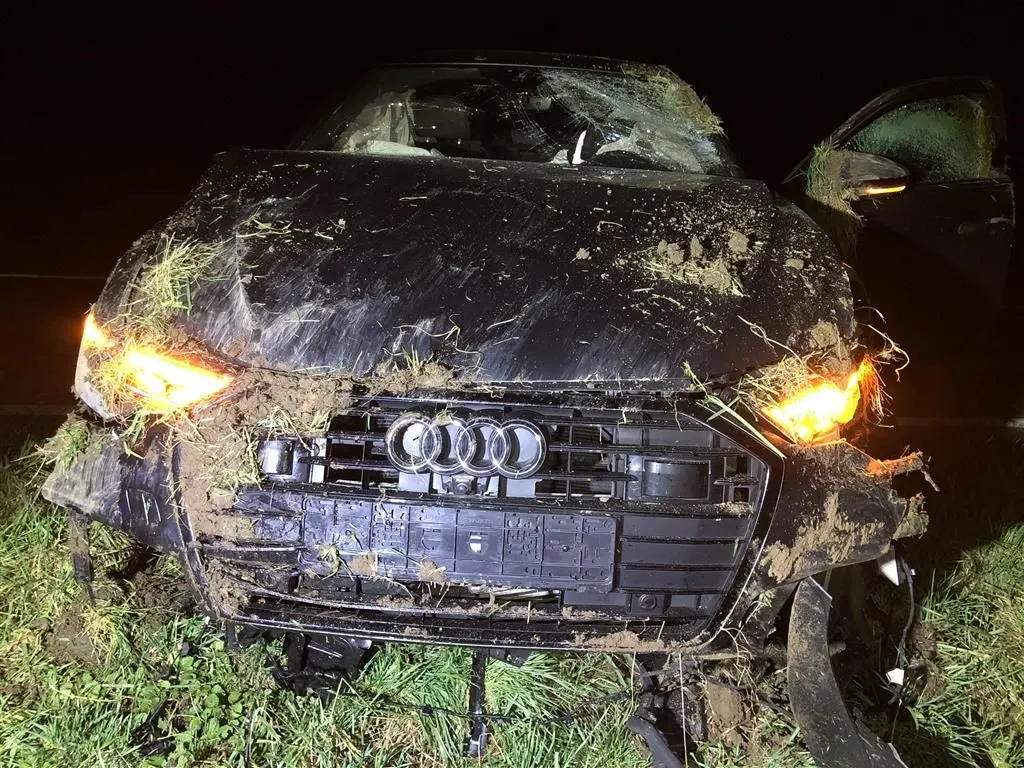 Audi-Fahrer verursacht Unfall unter Alkoholeinfluss auf B38 bei Landau