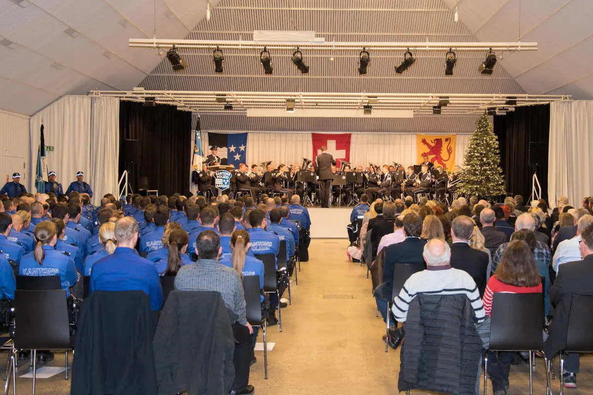 Laufenburg AG -Jahresschlussfeier 2018 der Kantonspolizei Aargau