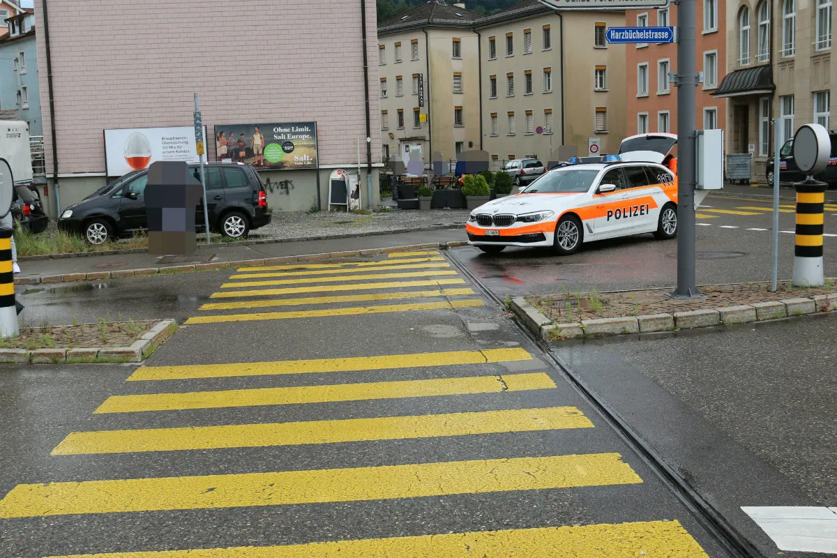 St.Gallen - Vier Unfälle in der Stadt