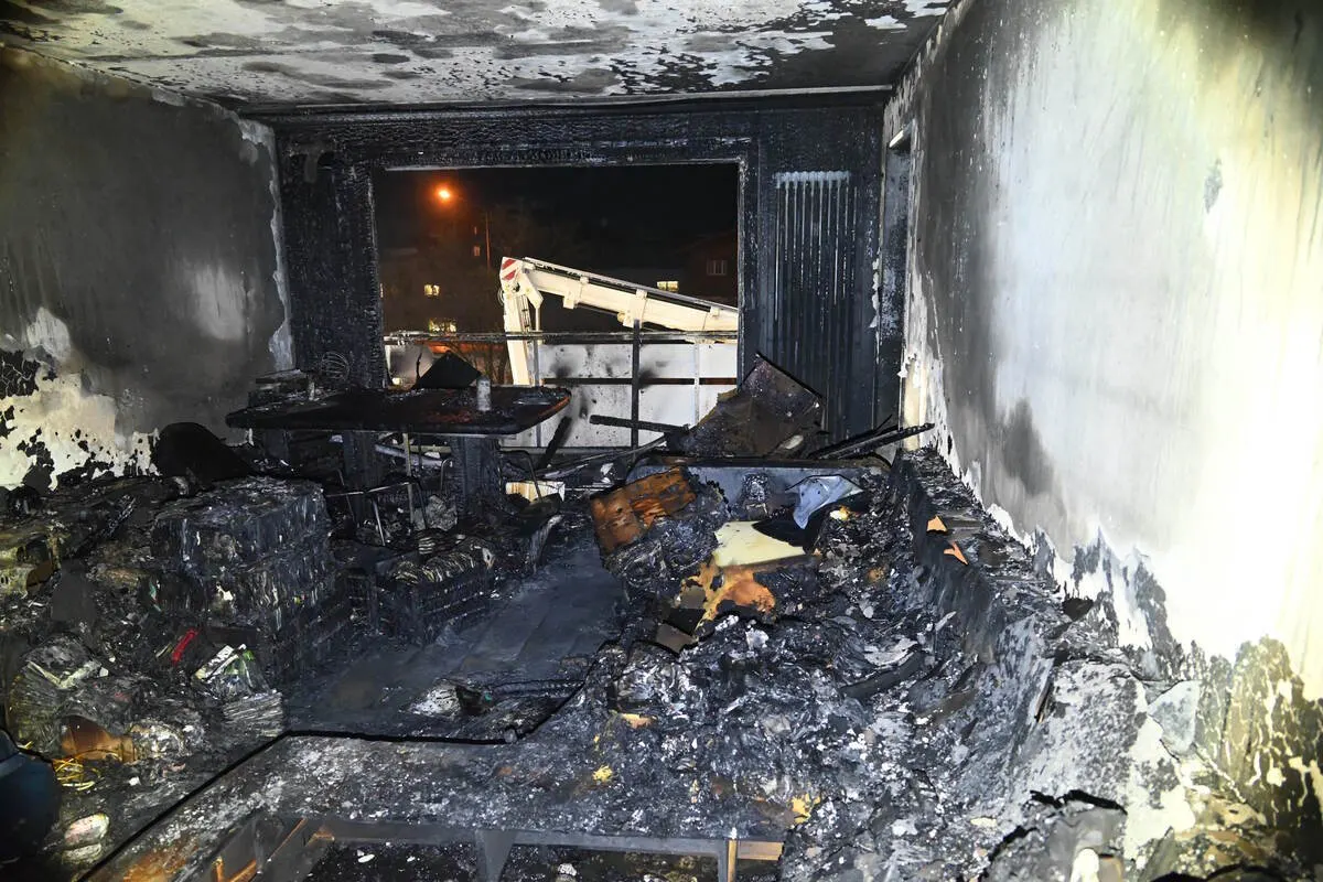 Ebnat-Kappel SG - Enormer Sachschaden nach Brand 