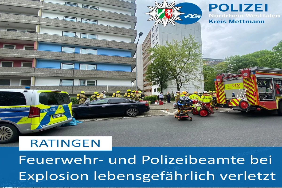Ratingen - Dramatischer Großeinsatz in einem Hochhaus