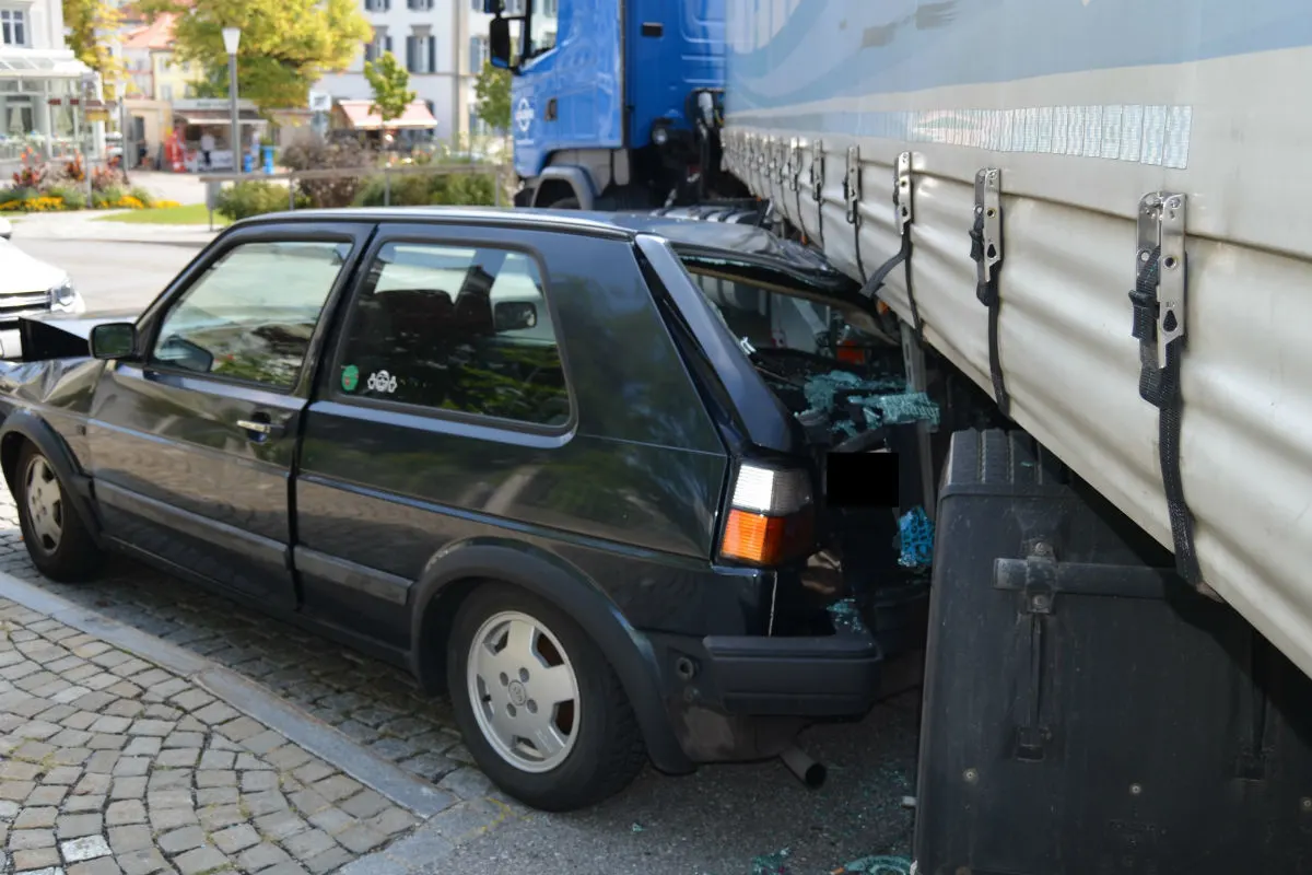 Kanton AR - Brems- mit Gaspedal verwechselt
