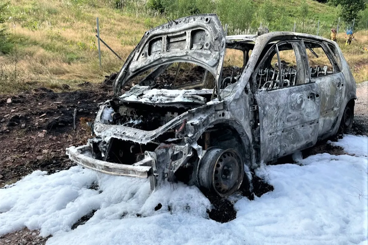 Sülzhayn TH – Renault brennt vollständig aus