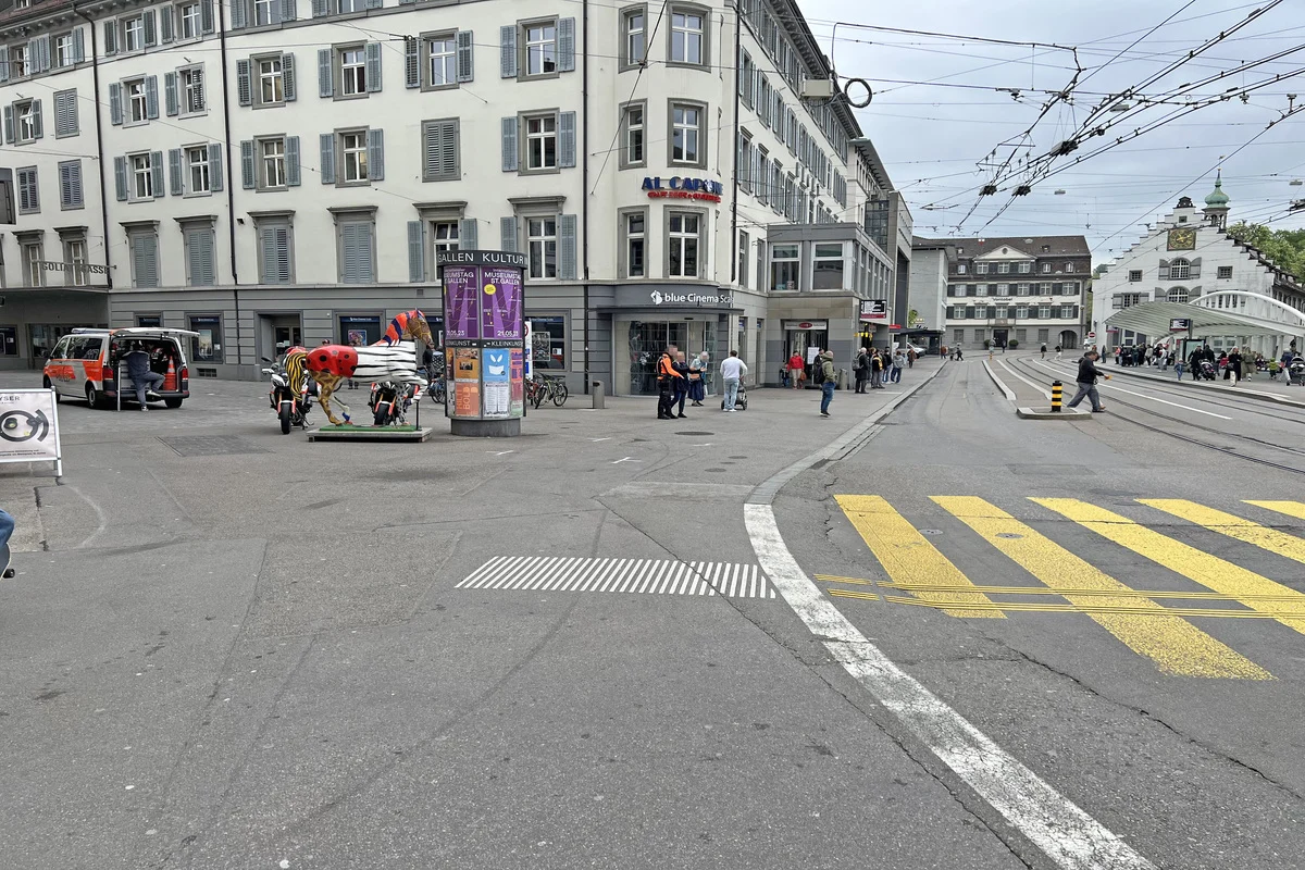 Stadt St.Gallen - Zwei Unfälle an einem Tag 