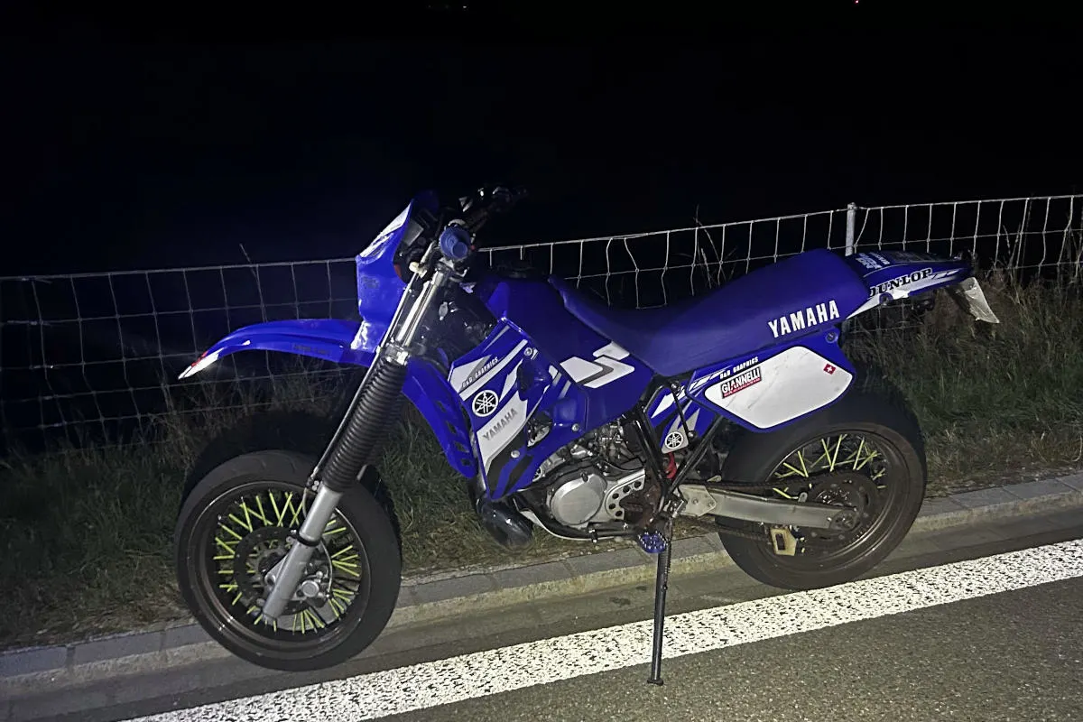 Gossau SG - Selbstunfall mit Motorrad