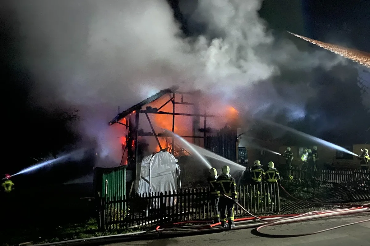 Grosser Sachschaden in Schönholzerswilen TG - Scheune durch Brand zerstört