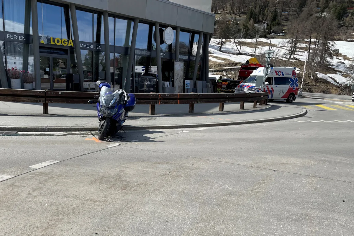 St. Moritz GR - 12-Jähriger bei Motorradunfall verletzt 