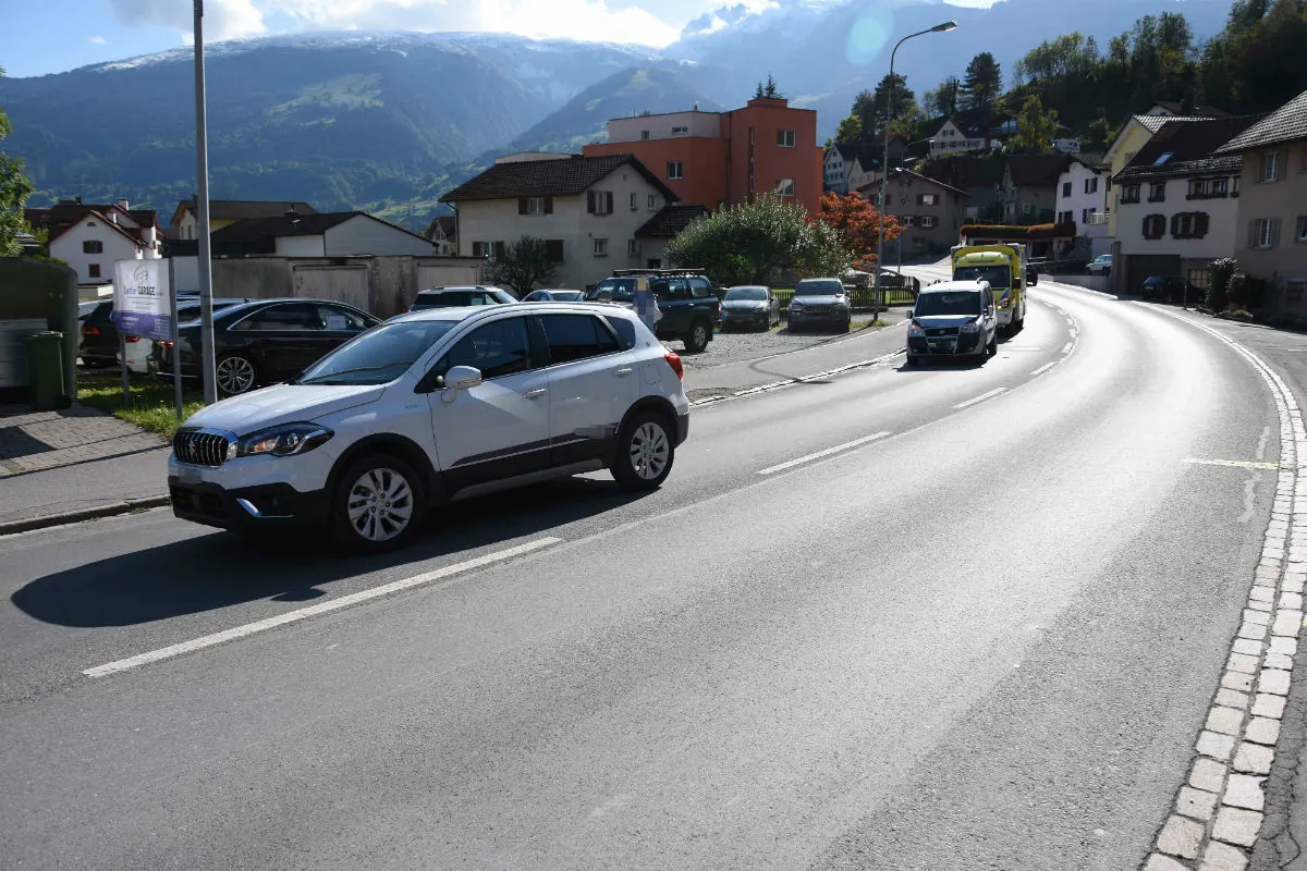 Sargans SG - Drei Verletzte nach Auffahrkollision