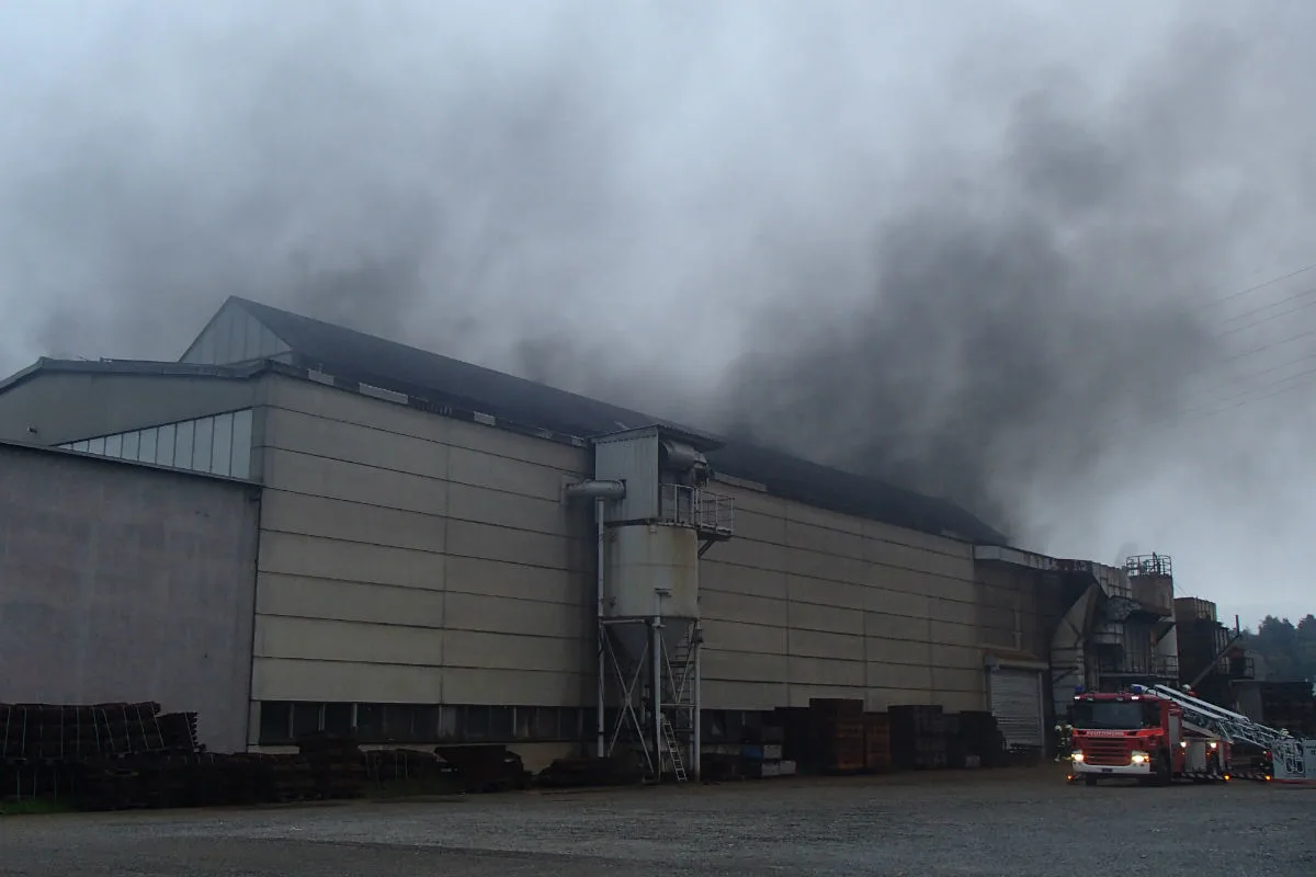 Schafisheim AG - Brand in Giesserei 