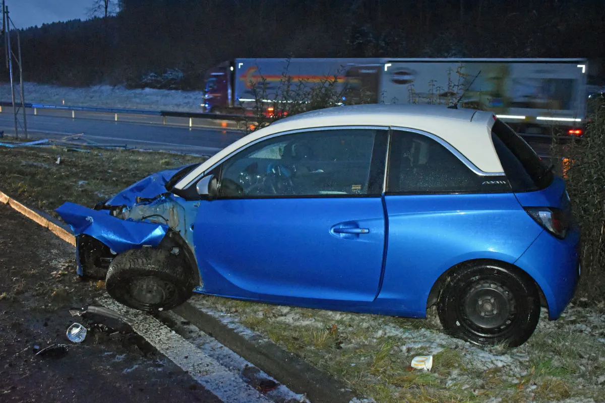 A2/Dagmersellen LU - Autofahrerin ins Schleudern geraten