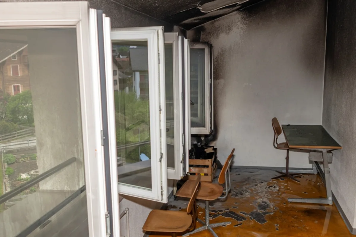 Schiers GR – Brand in Schulhaus