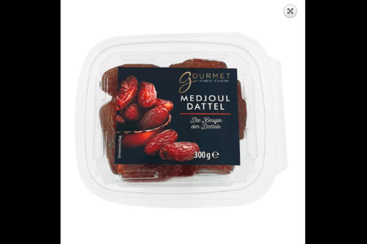 Schimmel in "Gourmet Medjoul Datteln" von Aldi-Nord möglich
