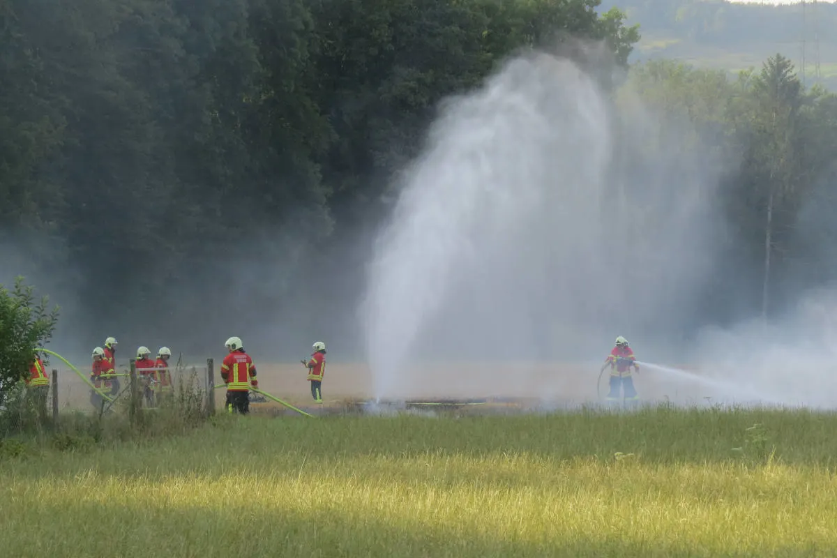 Kanton AG - Mehrere Brände wegen Feuerwerks