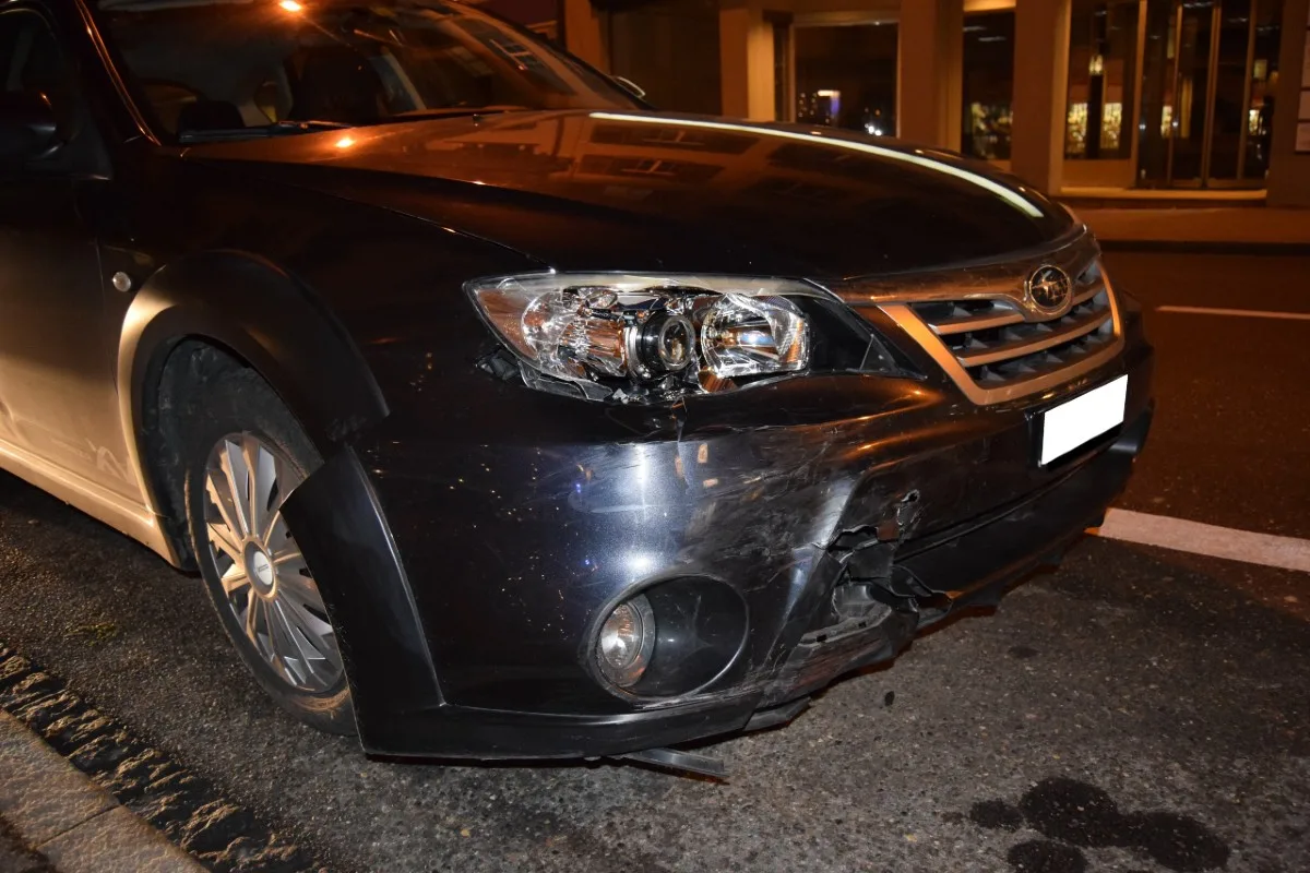 Herisau AR - Auto übersehen und verunfallt