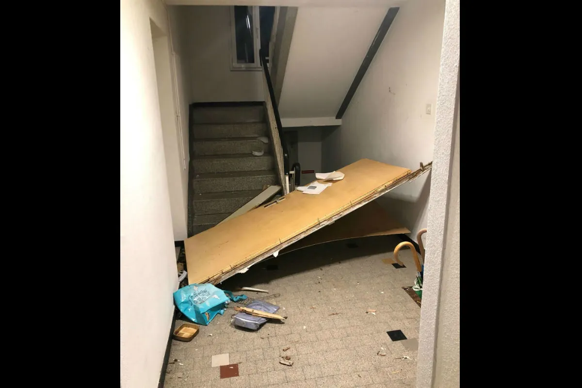 St. Gallen SG - Glück für Bewohner bei Gasexplosion