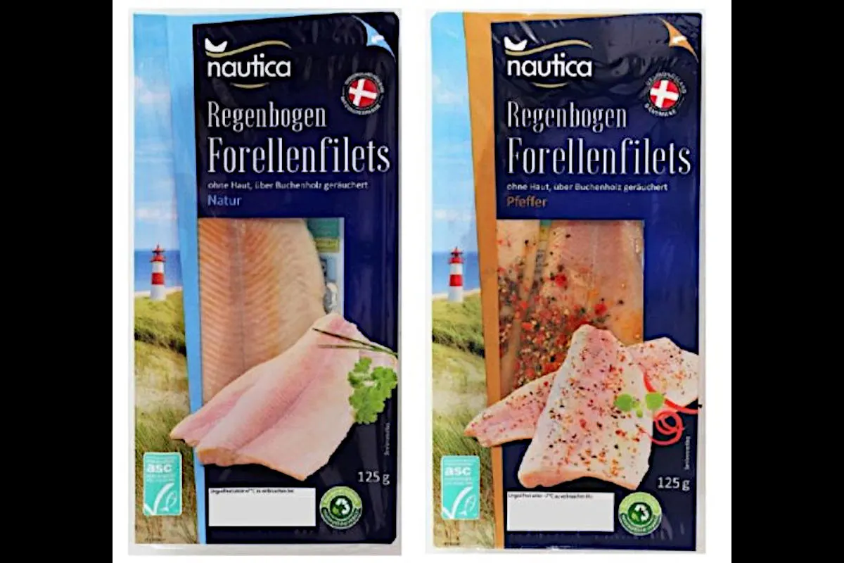 Rückruf wegen Listerien – Lidl ruft „Nautica Regenbogen Forellenfilets“ zurück