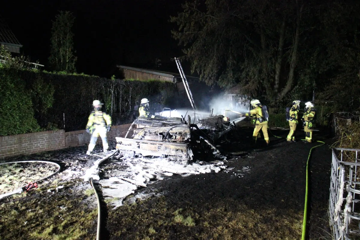 Coesfeld – Zeugen nach Wohnmobil-Brand gesucht