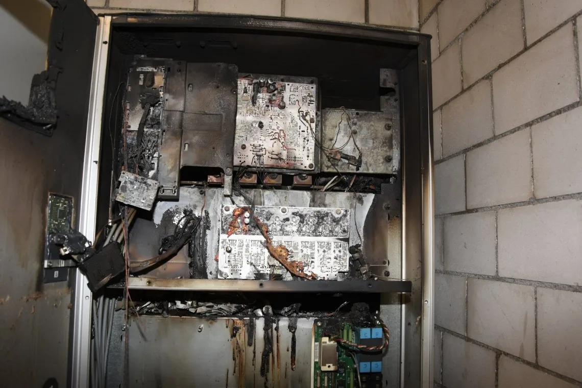 Sargans SG – Brand in Technikraum