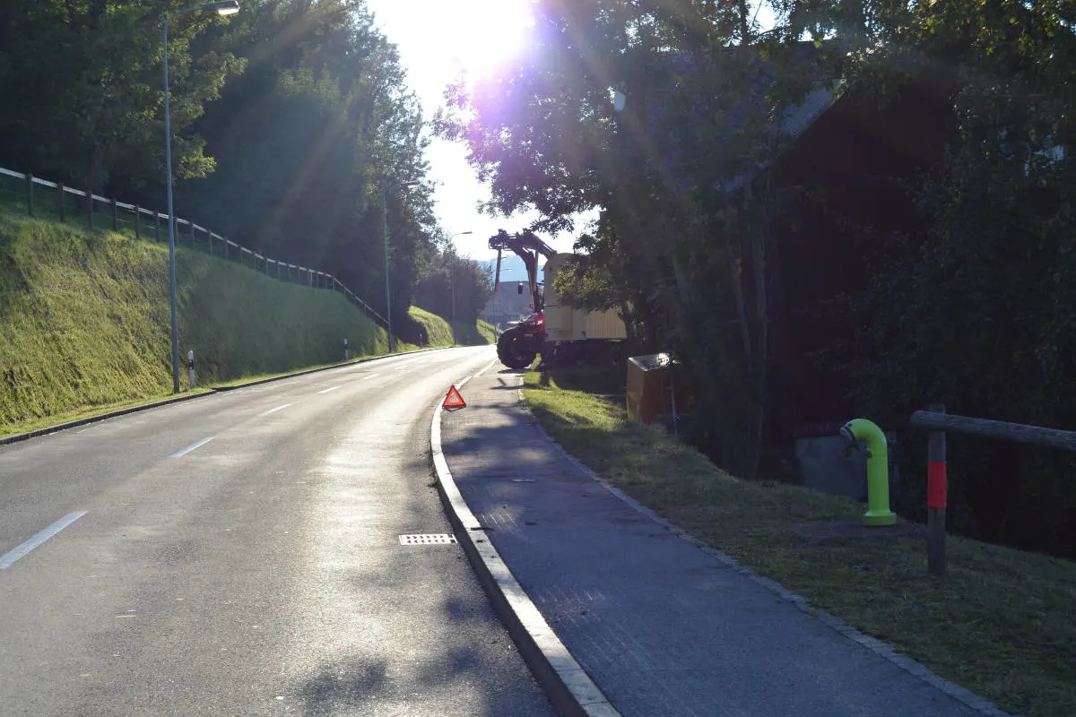 Unfall in Speicherschwendi AR – Kollision zwischen zwei Personenwagen