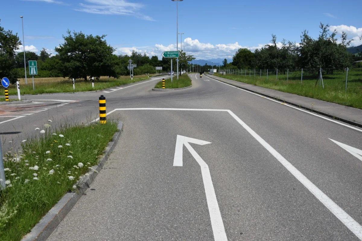Mörschwil SG - Vortritt missachtet - Unfall mit zwei verletzten Personen