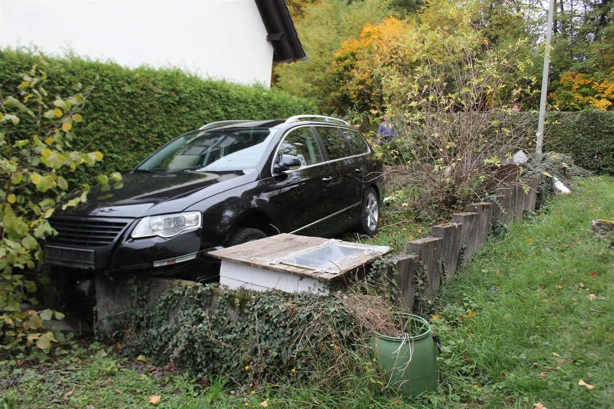 Unfall in Kreimbach-Kaulbach – Auto alleine bergab gefahren