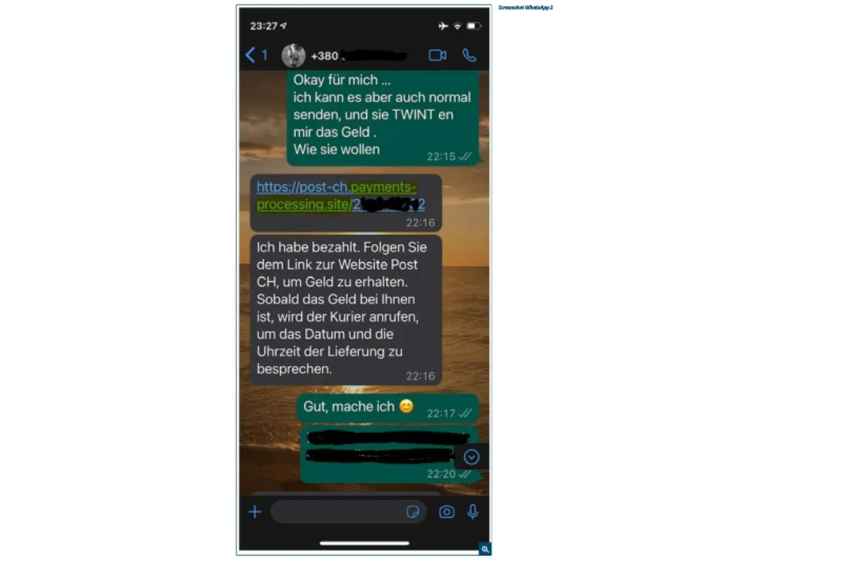 Warnung - Betrüger auf Tutti mit neuer Masche