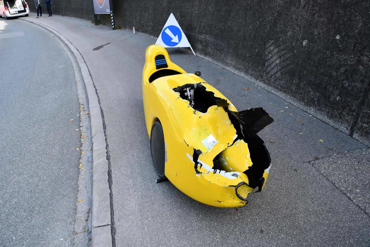 Unfall in Chur GR – Velomobil verunfallt im Kreisel
