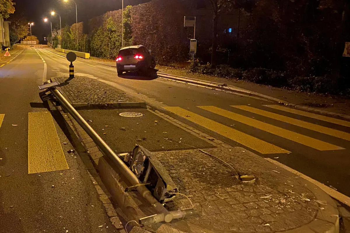 Kreuzlingen TG – Ohne Führerausweis und unter Alkoholeinfluss Unfall gebaut