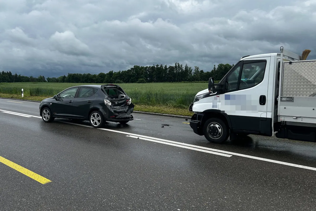 Bürglen TG – Frau bei Auffahrunfall verletzt