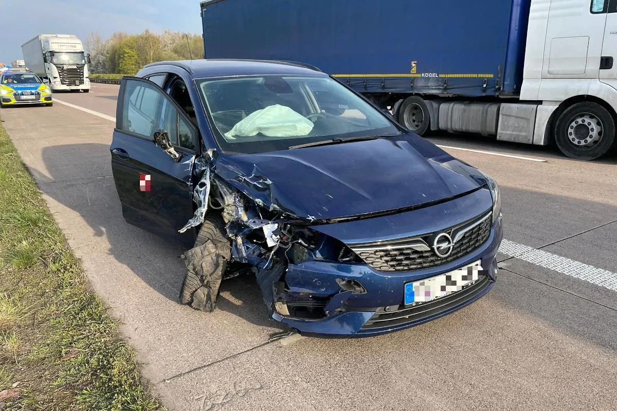 A4 Hörselgau – Unfall mit zwei Verletzten