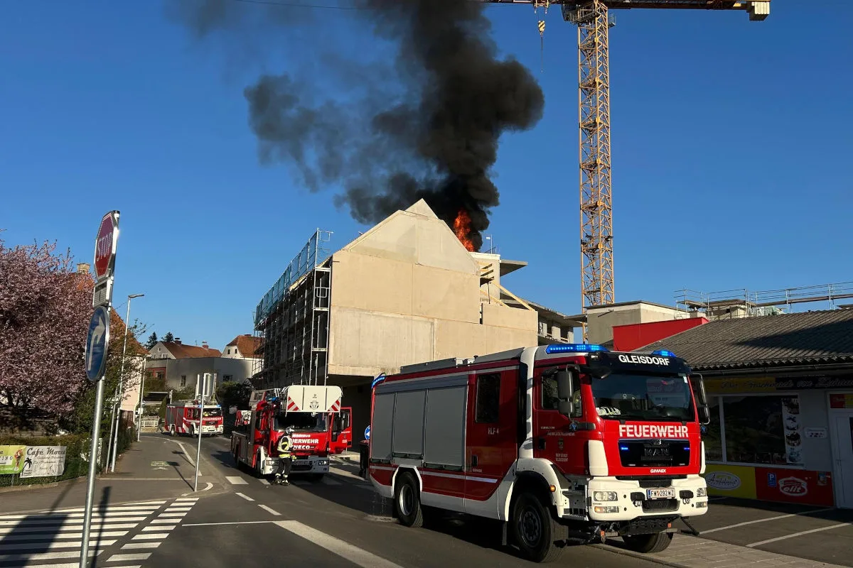 Passail – Solaranlage setzt Dachstuhl in Brand