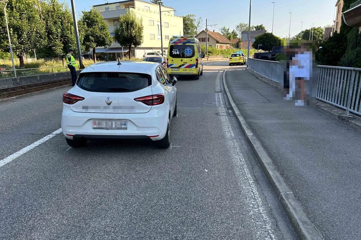 Oberentfelden AG – Fussgänger bei Unfall schwer verletzt